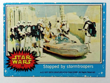 1977 Topps STAR WARS Blue Series 1 card #29 Stopped By Stormtroopers  picture