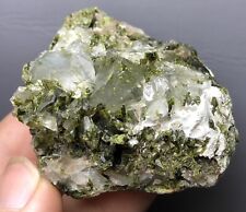 364 carat Beautiful Quartz crystal Specimen with combine epidote from Pakistan picture