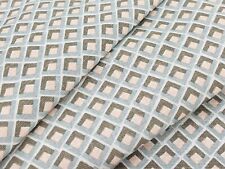 Serena Dugan Diamond Hand Print Linen Fabric- Caledonia / Shell Bronze 3.40 yds picture