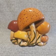 Vintage Merry Mushroom Napkin Holder Kitchen Decor Retro Hobby Piece Handmade  picture