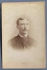 1880s Brown University Baseball Charley Bassett MLB Cabinet Card 1st WS Champ RC picture