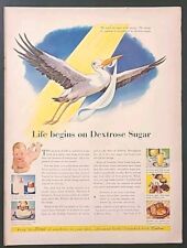 1942 Dextrose Sugar, Corn Products Refining Company Vtg 1940's Magazine Print Ad picture