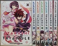 Ayakashi Triangle Manga Lot Vol 1-7 English Kentaro Yabuki Comedy Romance NEW  picture