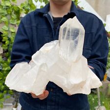 6.1LB A++Large Natural clear white Crystal Himalayan quartz cluster /mineralsls picture