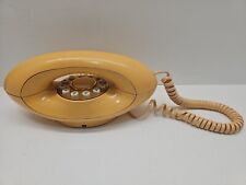 VINTAGE GENIE TELEPHONE PUSH BUTTON YELLOW-AMERICAN TELECOMMUNICATIONS  picture