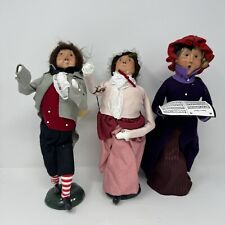 Byers Choice Carolers Lot of 3 Christmas Mr & Mrs Fezziwig & Woman As Is picture