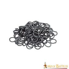 Chainmail Loose Rings Armor Viking Round Tough High Tensile Wire Butted Natural picture