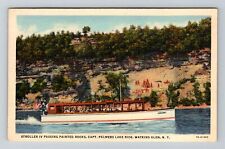 Watkins Glen NY-New York, Stroller IV Passsing Painted Rocks Vintage Postcard picture