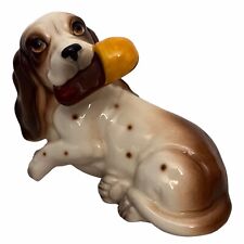 Vintage Josef Originals Basset Hound Puppy Shoe Animal Figurine Hand Painted picture