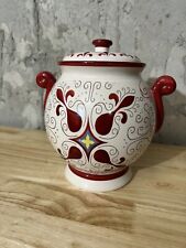 Vintage Red And White Nonni’s Cookie Jar picture