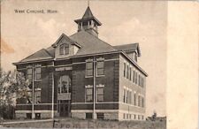Vintage Postcard High School West Concord MN Minnesota 1909                I-124 picture