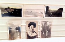 Vintage 1917-1921 Hawaii RPPC Postcards W/ AZO 2 Triangles Up 2 Down Lot  Of 6 picture