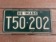 1966 Massachusetts License Plate T50 202 picture