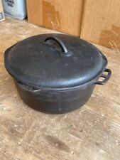 Vintage Wagner Ware Sidney O Cast Iron Dutch Ove 10