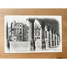 Vintage 1900s Chateau De Blois Aile de Louis XII La Colonnade B&W PostCard picture
