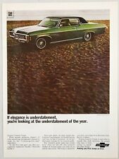 1968 Print Ad Chevrolet Impala Custom Coupe 2-Doors Chevy picture