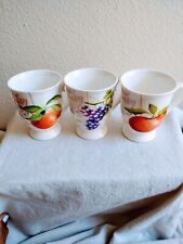 VINTAGE PETIT ISABELL - NEW BONE CHINA COFFEE OR TEA CUPS WITH HANDLES picture