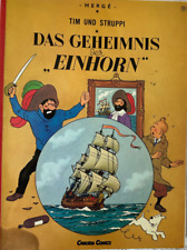 Hergé Tintin Tim und Struppi Das Geheimnis der Einhorn German soft cover EO 1971 picture