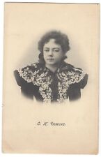 Olga N Chiming 1900s Postcard Russian Playwright Woman Poet  picture