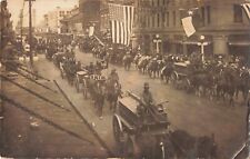 Military Parade Pancho Villa Expedition? Fort Worth Texas c1918 Real Photo RPPC picture