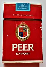Vintage Authentic Germany 70's PEER EXPORT Cigarette Packet Tobacco Empty Box picture