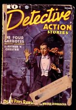Detective Action Stories--October 1936--Pulp Magazine--Popular--G picture