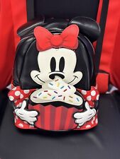 Disney Loungefly Mini Backpack Minnie Mouse Cupcake picture