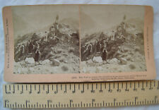 Stereoscopic Card Valley Where the Israelites were Encamped, Mt Sinai, Palestine picture