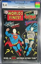 World's Finest Comics #167 6/67 CGC 9.4 OW/W;  Only 4 Higher; Low Starting Bid picture