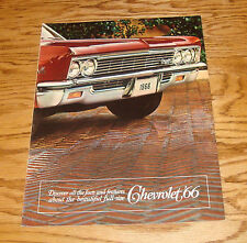 Original 1966 Chevrolet Full Size Car Sales Brochure 66 Impala Caprice Bel Air picture