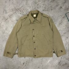 OD Field Jacket US Army Parsons WW2 40s Vtg M-1941 M-41 picture