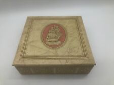 Lovely Vintage Mock Victorian Cameo Design Box Smith Crafted Chicago 7.25