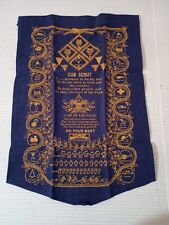 Cub Scouts Banner Blue Gold Promise Law Oath Awards Ranks BSA 7