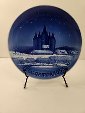 Vintage 1955 Bing And Grondahl Jule Christmas Collectors Plate Kalundborg Church picture