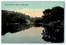 1907 Scenic View Riverview Park Lagoon Omaha Nebraska NE Posted Vintage Postcard picture