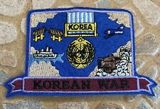 Vintage 1970s 1980s Post Korean War Era Commerrative Patch Iron Sew On, EUC picture