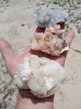 Lot of 3 Choice Mixed Zeolites Crystal, Mineral Specimens U.S seller 1 Lb M3 picture