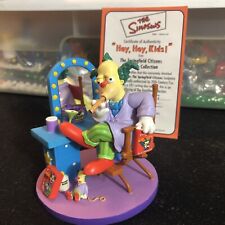 The Simpsons “Hey, Hey, Kids” -  2003 Springfield Citizens Sculpture Collection picture