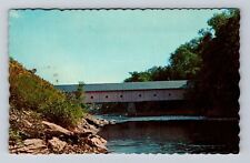 Bangor ME-Maine, Morse Covered Bridge, Antique, Vintage Postcard picture
