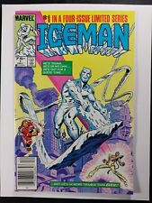 Iceman (1st series) #1 NM 9.4 Newsstand Variant 1st Cameo App of Oblivion 1984 picture