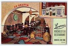 c1940 Lorenzo Rochester Restaurant Chestnut Street Rochester New York Postcard picture