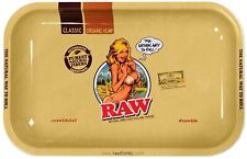 RAW GIRL TRAY for Rolling Papers METAL Cigarette Hemp Rolling Tray 11