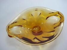 1930’s ANTIQUE LEAD CRYSTAL GLASS ART TABLE FRUIT BOWL picture