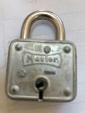 Vintage Antique Old Master Lock 44 No Key M5 picture