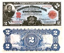 -r Reproduction NOTE Philippines 2 Pesos 1916 Pick #45  3904R picture