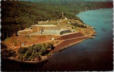 Aerial View Fort Knox Penobscot River Bucksport Maine Postcard picture