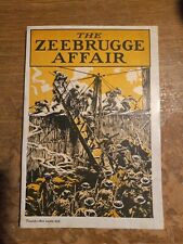 1918 book The Zeebrugge Affair WWI Blockade of Belgian port of Bruges-Zeebrugge picture