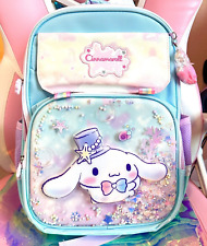Sanrio Cinnamoroll Blue Backpack Confetti Shaker School Bag BRAND NEW picture