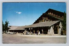 WY-Wyoming, Old Faithful Lodge, Yellowstone Park, Vintage Postcard picture