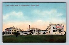 Denver CO-Colorado, Oakes Home For Consumptives, Sanitarium, Vintage Postcard picture